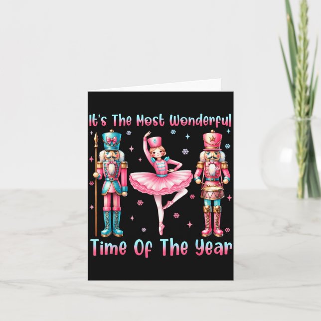 It's The Most Wonderful Time Of The Year Nutcracke Card (Front)