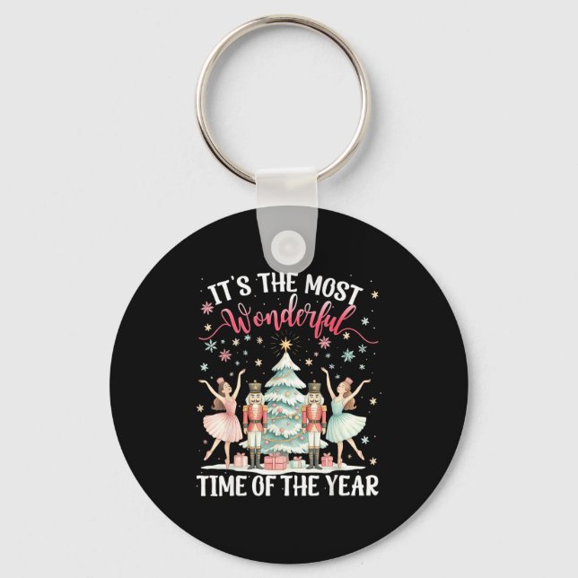 It's The Most Wonderful Time Of The Year Nutcracke Keychain (Front)