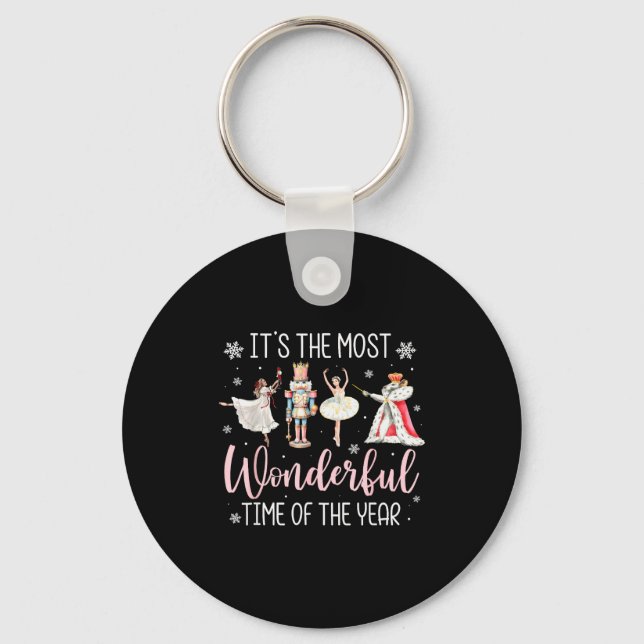It's The Most Wonderful Time Of The Year Nutcracke Keychain (Front)