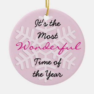 It's the Most Wonderful Time of the Year Ornament
