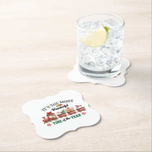 It's The Most Wonderful Time Of The Year Paper Coaster