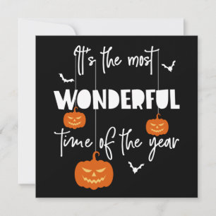 It's the Most Wonderful Time of the Year Pumpkin Invitation