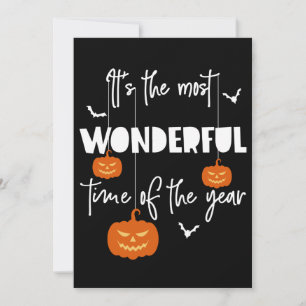 It's the Most Wonderful Time of the Year Pumpkin Thank You Card