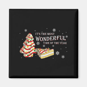Its The Most Wonderful Time Of The Year Snack Cake Magnet