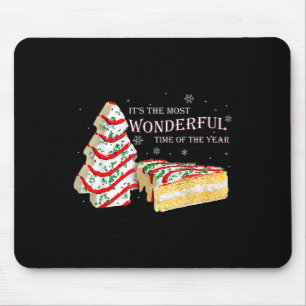Its The Most Wonderful Time Of The Year Snack Cake Mouse Pad
