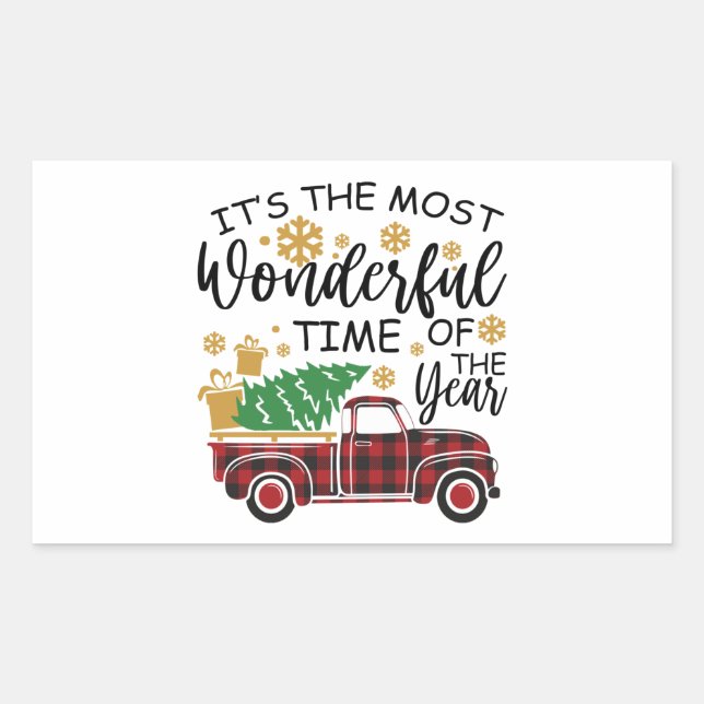 It's The Most Wonderful Time Of The Year Sticker (Front)