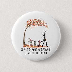 Its The Most Wonderful Time of The Year Witch Hall 2 Inch Round Button