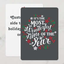 It's The Most Wonderful Time Of Year Card