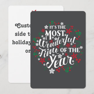 It's The Most Wonderful Time Of Year Card
