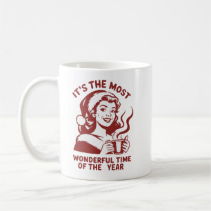 It's The Most Wonderful Time Snarky Christmas  Coffee Mug