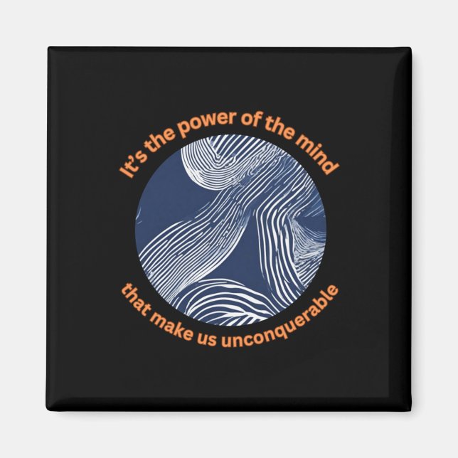 It's The Power Of The Mind. Do Hard Things!  Magnet (Front)