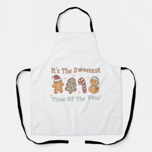 It's The Sweetest Time Of The Year Cute Funny Xmas Apron