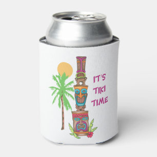 It's Tiki Time Can Cooler