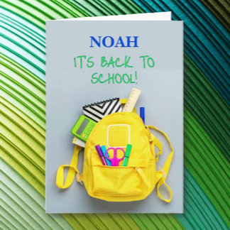 It's Time! Back to School Greeting Card