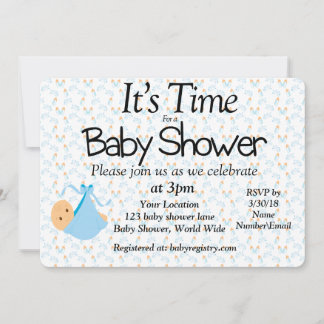 It's Time For a Baby Shower Invitation