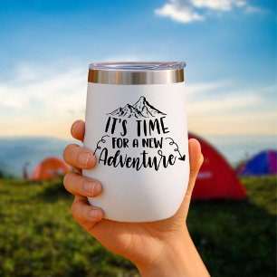 It's time for a new adventure Travel Mug Insulated