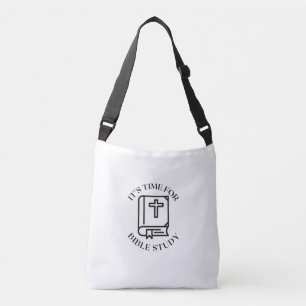 It's time for bible study crossbody bag