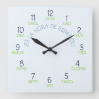 It's Time for Spanish Clock