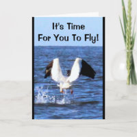 It's Time For You To Fly! Graduation Card