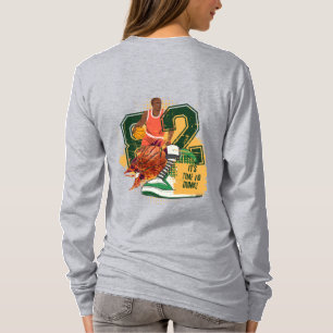 It's Time to Dunk! Retro Basketball Graphic T-Shirt