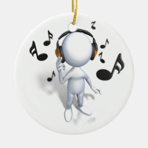It's Time to Jam Ceramic Ornament