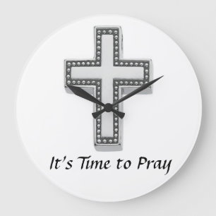 It's Time to Pray Large Clock