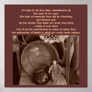It's time to sit and relax, ...-poem Poster-by Me Poster