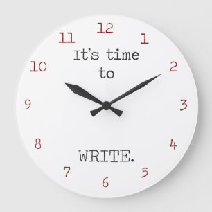 It's Time to Write Large Clock