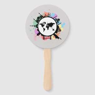 It's travel time hand fan