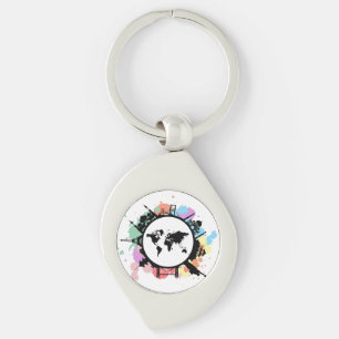 It's travel time keychain