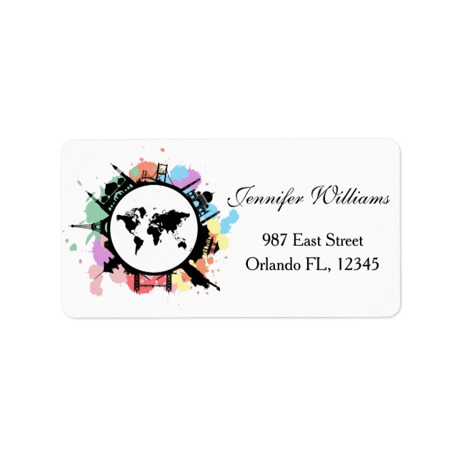 It's travel time label (Front)