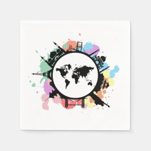 It's travel time napkin