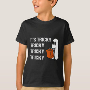 Its Tricky Ghost Boo Fun Halloween Mens   T-Shirt