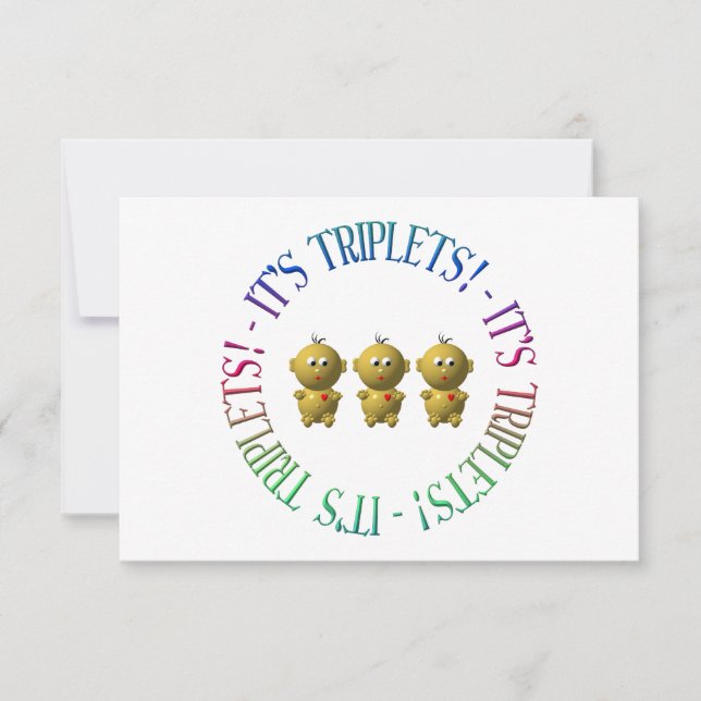 It's triplets! (Front)