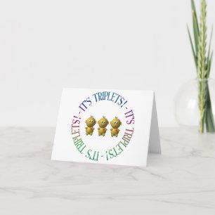 It's triplets! announcement