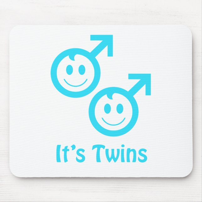 It's twin boys mouse pad (Front)