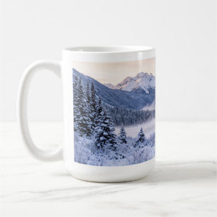 "Its Winter!" Snowy Mountain Coffee Mug