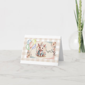 It's your Birthday Bunny Card