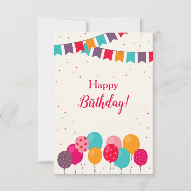 It's Your Birthday Greeting Card (Front)