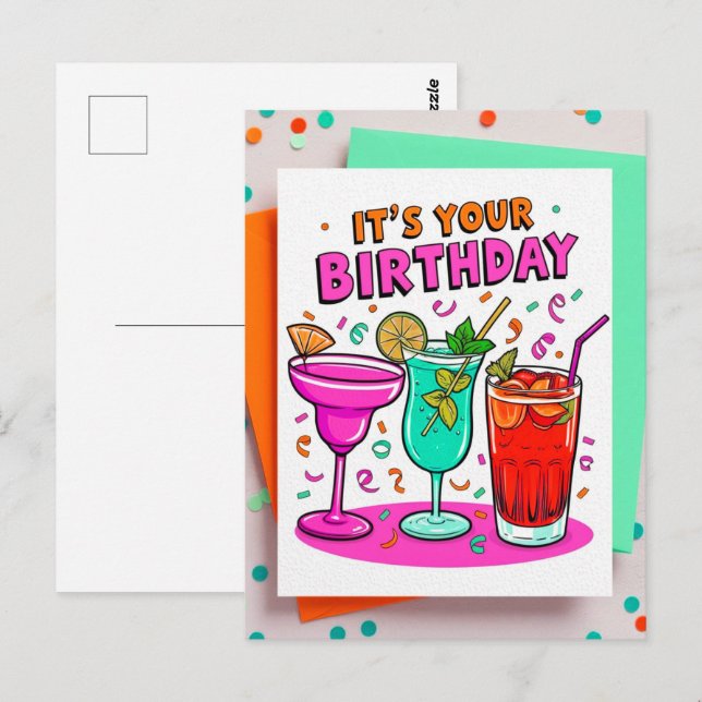 It's your Birthday Postcards (Front/Back)