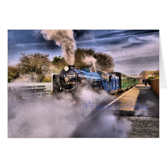 It's your Birthday, Steam Train Card