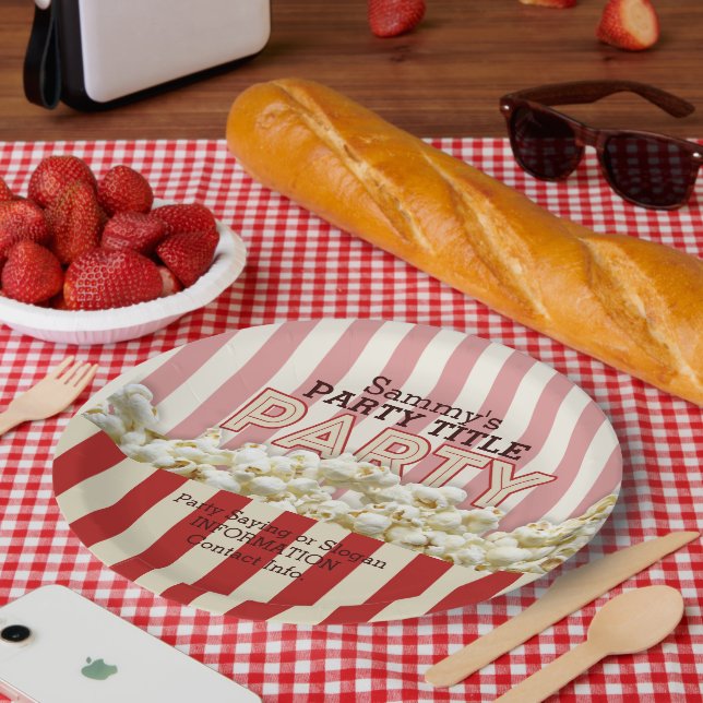 It's Your Custom Chips Personalize This! Paper Plate (Picnic)