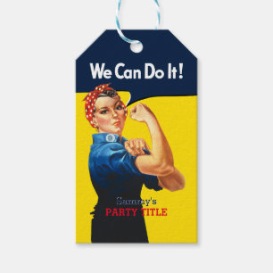 It's Your Custom Rosie Party Personalize This Gift Tags