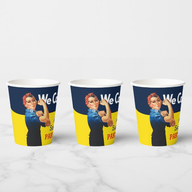 It's Your Custom Rosie Party Personalize This Paper Cups (Multi)