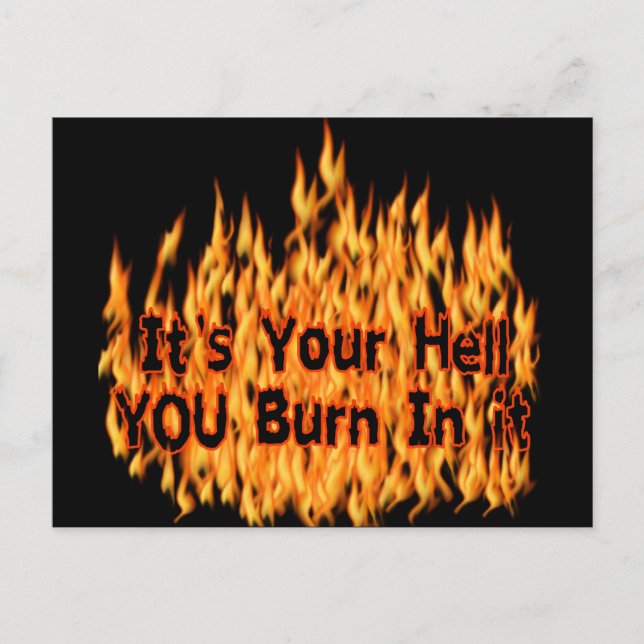 It's Your Hell Postcard (Front)