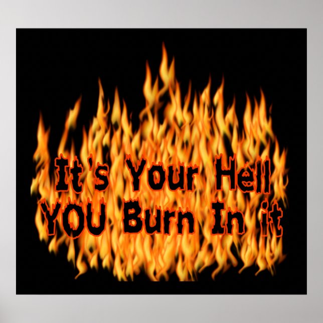 It's Your Hell Poster (Front)