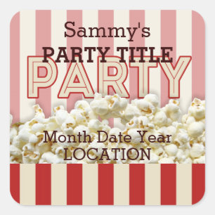 It's Your Party Sticker Personalize it!