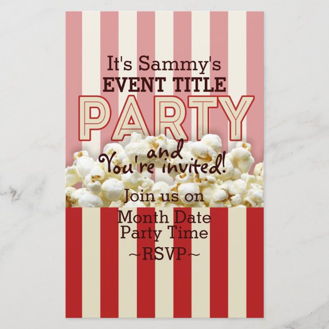 It's Your Personalized Party Supply. (Front)