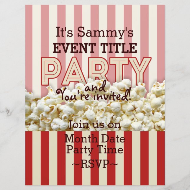 It's Your Personalized Party Supply. (Front)