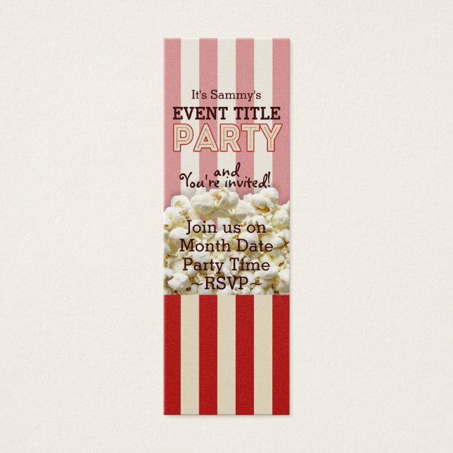 It's Your Personalized Party Supply. (Front)